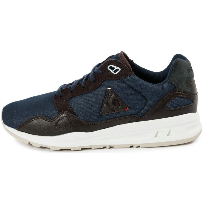 Le Coq Sportif Lcs R900 Craft Bleu/Marron - Chaussures Baskets Basses Homme